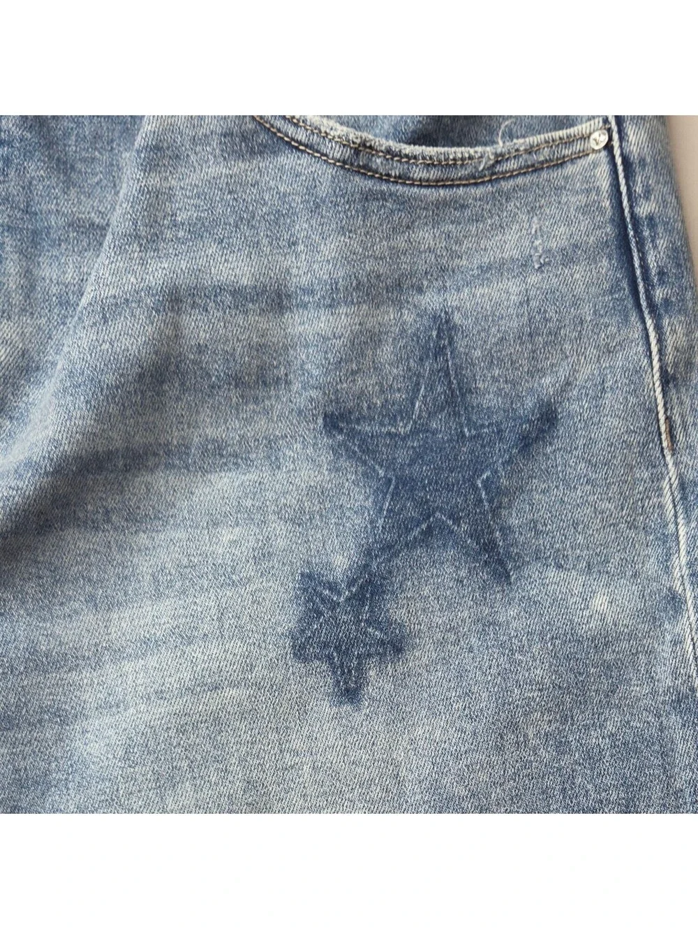NWT Risen Star Shadow Mid Rise Boyfriend Jeans 2XL PGA21091X Distressed Plus